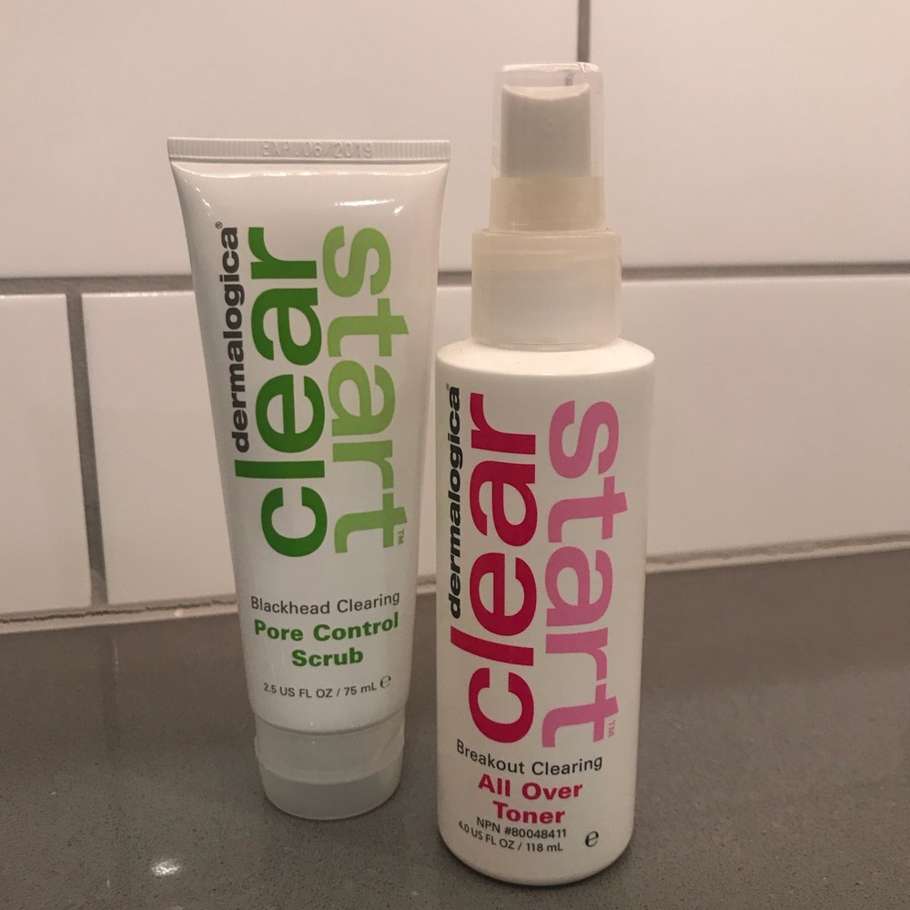 Dermalogica Toner and Scrub Bundle